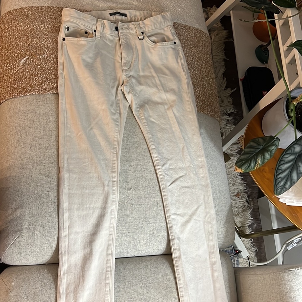 John Varvatos jeans off white